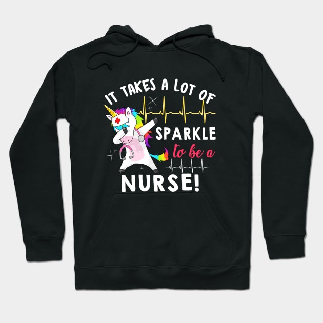 Nurse Dabbing Unicorn Hoodie by Stoney09